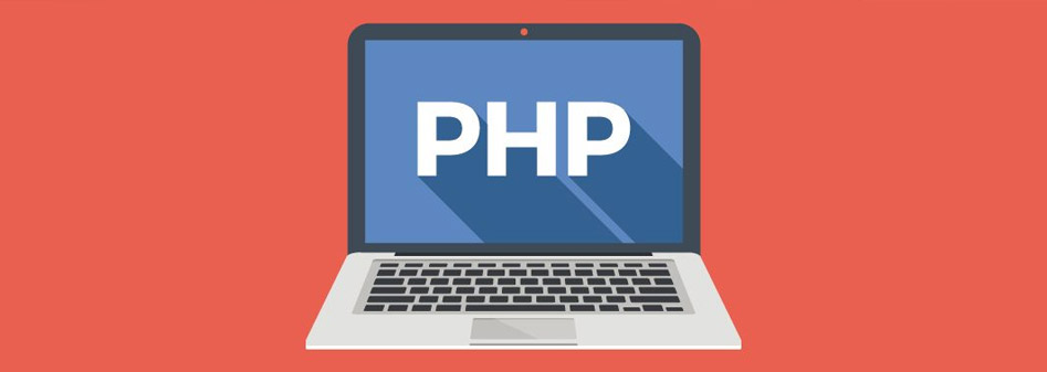 PHP Laptop Grafik Illustration Blog Beitrag